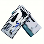 1komplekt meditsiinilise k&otilde;rva otoskoobi pliiatsiga k&otilde;rvapuhastaja diagnostika k&otilde;rvatropid Taskulamp suurendusklaasi objektiiv 4 pilguga LED-lamp Tervislik k&otilde;rvahooldus 1set