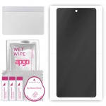 apgo Hydrogel Privacy Matte Screen Protector for Vivo S51e, Anti Spy, Hydrogel Film, Flexible, Soft TPU with positioning layer easy installation
