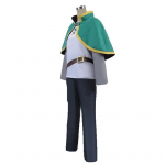 Kono Subarashii Sekai ni Shukufuku o! Satou Kazuma KonoSuba Kazuma Cosplay Kost&uuml;&uuml;mi Roheline Komplekt Riietus Tasuta kohaletoimetamine L-(Costume+Wig)