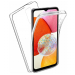 360 kristallselge topeltpehme telefoni&uuml;mbris Xiaomi Redmi Note 12 Pro 12S 13C Redmi13C Poco X5 Pro 5G 4G p&otilde;rutuskindel eesmine taga silikoonkate For Xiaomi Poco X5 Pro 5G puhas