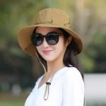 Mehed Naised Bucket Hat Boonie p&auml;ikesekaitsekork Kalap&uuml;&uuml;k Jaht Matkamine Suvine rand One Size kuld