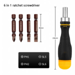 6/19 in 1 p&otilde;rkkruvikeerajate komplekt T&auml;pne Phillipsi piludega magnetiline t&auml;ielik kruvikeeraja otsikud Mobiiltelefoni kella remondit&ouml;&ouml;riistad 6 In 1 Screwdriver