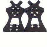 10 hambaga terasest k&uuml;&uuml;nekrambid libisemiskindlad roostevabast terasest jalatsikatted v&auml;ljas telkimine m&auml;gironimine kalap&uuml;&uuml;k m&auml;gironimine S-(26-34 yards) must