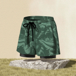 Meeste 5-tollised ujumisp&uuml;ksid koos survevoodriga kaks-&uuml;hes ujumisp&uuml;ksid Stretch Quick Dry hingavad rannap&uuml;ksid meestele ujumistrikoo ujumisriided must