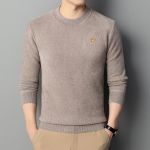 S&uuml;gis-Talvine Meeste Pullover Kampsun Chenille Korea Vabaaja Palus Paksenenud Termos&auml;rk Kootud Kampsun M khaki