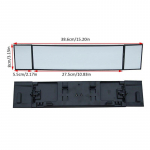 Auto auto kolmekordselt kokkupandav interj&ouml;&ouml;r lainurk pimeala kumer pind tahavaatepeegel Universaalne automaatne tahavaatepeegel Auto tarvikud must