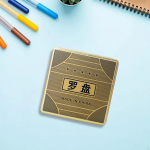 Feng Shui kompass antiikne taskuga kaasaskantav, vastupidav ja lihtne kasutada suure hiina bagua jaoks 10cm