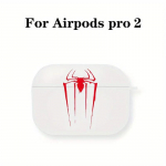 Red Spider Airpod Case Man must-valge k&otilde;rvaklappide kate AirPods 2 3 Pro 2. p&otilde;lvkonna &uuml;mbris Kingitus s&otilde;pradele For Airpods Pro 2 valge