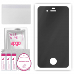 apgo Hydrogel Privacy Matte Screen Protector for Apple iPhone 4 CDMA, Anti Spy, Hydrogel Film, Flexible, Soft TPU with positioning layer easy installa