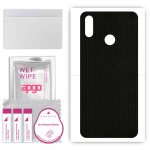 apgo kaitsev nahakleebis seljale, mis &uuml;hildub Realme C3-ga (3 kaamerat), Pakkige kile, foolium, vin&uuml;&uuml;l &ndash; mustrimaatriks