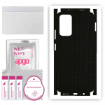 apgo Protective Skin Sticker for the back+sides compatible with Xiaomi Poco M4 Pro 5G, Full Wrap Film, Foil, Vinyl - Pattern Matrix