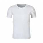 Unisex reklaam T-s&auml;rk l&uuml;hikeste varrukatega kaelaga, higineeldumine, kiire kuiv, pehme hingav &uuml;hev&auml;rviline DIY print elastne sport, kohtuge vabatahtlikuga L