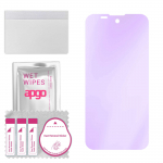 apgo Anti-Blue 9H Hybrid protective glass compatible with Doogee S59 Pro, flexible nano glass, great replacement for tempered glass, scratch-resistant