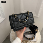 Naiste Crossbody koti tekstuur PU nahast mood V&auml;ike Crossbody kott Roosa kaasaskantav kett Ostlemine K&otilde;ik 20*7*12.5cm pruun