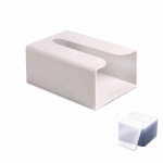 Kudedekarp Punch-Free Wall Rippkast Kodu Elutoa Dekoratsioon K&ouml;&ouml;k Lauaarvuti Hoiukast Salvr&auml;tikuhoidja Vannituba valge