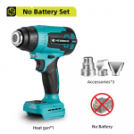 2000W Elektrilised Kuumapuhurid Kuum&otilde;hupuhur 9 Kiirust Reguleeritav Juhtmeta Majapidamist&ouml;&ouml;riistad Makita 18V Akule NO Battery