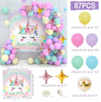 &Uuml;kssarviku taust, &otilde;hupallikaar, s&uuml;nnip&auml;evapeo dekoratsioon, laste s&uuml;nnip&auml;eva &otilde;hupall, pulmatarbed, lateksist &otilde;hupall, beebipidu 87pcs