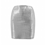 Suvine uus soliidne Slim Fit seksikas seelik naiste grid-sequin Wrap hip Fashion miniseelik naistele Moodne elegantne k&otilde;rge v&ouml;&ouml;kohaga seelik naistele 24277 S h&otilde;be