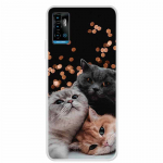 ZTE Blade A71 &uuml;mbrise jaoks luksuslik kaitseraua silikoonist TPU pehme kattega telefoni&uuml;mbris ZTE Blade A7s 2020 p&otilde;rutuskindlale Cartoon Coque Funda jaoks ZTE Blade A71