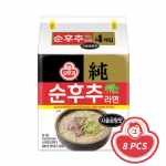 Ottogi Musta pipra Ramen Ox Bone Supi maitsepakk 110g x 4 (2 Valikud) 8PCS