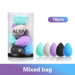 10 tk Makeup Blender Cosmetic Puff Kuiv ja m&auml;rg k&auml;sn Mini Beauty Egg Cushion Foundation Powder Beauty Tool Make Up Accessories