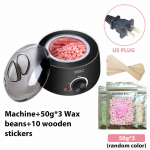 200CC Wax Heater soojem karvaeemaldusmasin k&auml;te ja jalgade keha SPA epilaatori jaoks parafiinvaha pott + vahaoad + puidupulgad