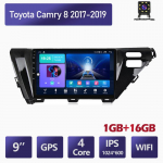 Android 2 Din auto multimeediumipleier Toyota Camry 8 2017-2019 peaseadmele Stereo Carplay GPS-navigatsioon BT WIFI 2+32GB 1+16GB