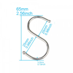10 tk roostevabast terasest S konksud terava otsaga riistade liha riidepuu riidepuu riputuskonksud lihapoe k&ouml;&ouml;gi k&uuml;psetust&ouml;&ouml;riistadele