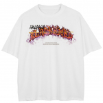 Streetwear Kirjad Graafiline Must T-s&auml;rk Puuvill Unisex Topid T-s&auml;rgid Suvine L&uuml;hikeste Varrukatega T-s&auml;rk M valge