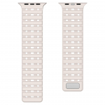 Magnetrihm Apple Watch Ultra 2 49mm 44mm 45mm 38mm 42mm 41mm v&ouml;&ouml; silikoonist k&auml;ev&otilde;rule iWatch Series 8 7 6 5 9 Se 40 mm rihm 42mm 44mm 45mm must
