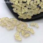 8x15mm 50tk Uus v&auml;rviline klaaskristall liblikas klaas lahtised helmed aksessuaarid DIY k&otilde;rvar&otilde;ngad ripats kaelakee ehted aksessuaarid 8x15mm 50pcs