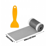 L&otilde;ikatav du&scaron;i &auml;ravoolu juuksep&uuml;&uuml;dur isekleepuvad kleebised &uuml;hekordselt kasutatav v&otilde;rk Vannitoa k&ouml;&ouml;givalamu juuksefilter 12cm*10m