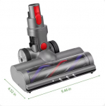 Rullharjapea vahetus Dyson V7 V8 V10 V11 V15 juhtmeta tolmuimeja kiirvabastusega mootoripea koos LED-esitulega