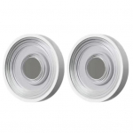 2 paari magnetilist kaugjuhtimispuldi hoidik seinakinnitus Ruumis&auml;&auml;stlik kaotsiminekuvastane Mittel&ouml;&ouml;kiv teleri kaugjuhtimispuldi riiul elutuppa