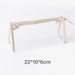 L&auml;bipaistev suure mahutavusega lihtne pliiatsikott Kawaii kosmeetikakott kooli&otilde;ppe kirjatarbed kontoritarbed roosa