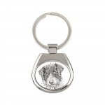 Romanian Mioritic Shepherd Dog, Ciobănesc Rom&acirc;nesc Mioritic - keychain with a dog, keychain with a print, personalized pendant from the Art-Dog brand
