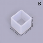 1 tk kuubikukujuline k&uuml;&uuml;nal silikoonvorm isetehtud kipskrohv k&auml;sit&ouml;&ouml; vormi ruut as the picture