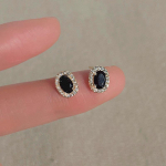 Retro Must Tsirkoon Naastk&otilde;rvakad Naiste Prantsuse Kerge Luksus Ni&scaron;&scaron; Temperament K&otilde;rvar&otilde;ngad