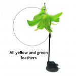 Lemmikloomam&auml;nguasjad T&auml;iendatud epoksiidist imemiskapp terastraadist pika varda sulgedega kassipulgast enesekindlad kassim&auml;nguasjad