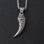 Norse Viking Wolf Teeth Odin kaelakee meestele roostevabast terasest amuleti ehted