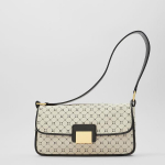 Kaenlaaluste kott Uus naiste kott Colorblock Baguette Geomeetrilise tr&uuml;kiga &otilde;lakott L&otilde;uend ruuduline v&auml;ike kandiline koti lukk valge