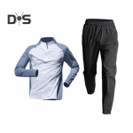 2 tk/komplekt Meeste kiiresti kuivav fitness-&uuml;likond Poollukuga T-s&auml;rk P&uuml;ksid Komplekt Spordi Jooksurada V&auml;liriided Hingav Spordir&otilde;ivastus Jooksmiseks Jalgrattas&otilde;iduks L valge