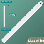 Shower Head Extension Pipe Connection Shower Extension Pipe Bathroom Shower Accessories 30cm valge