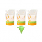 1 komplekt toidu s&auml;ilituskott Toidukvaliteediga l&auml;bipaistev, suure mahutavusega lekkekindel korduvkasutatav niiskuskindel riisijahust teraga suletud kott K&ouml;&ouml;gitarbed S