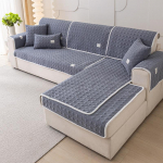 &Scaron;enill Diivanikate Four Seasons Universaalne Lihtne kaasaegne istmepadi istmepadi libisemiskindel padja kate seljatoe k&auml;ter&auml;tik katteriie 70*210 tumehall v&auml;rv