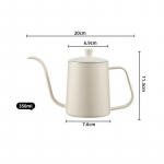 350 ml roostevabast terasest k&auml;sitsi pruulimiskann, kohvikann, rippuva k&otilde;rvaga k&auml;sitsi keetmiskann, &otilde;hukese suuga pika tilaga pott, kohvin&otilde;ud 350mL beež