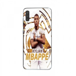 Coque Maniacase pour Samsung Galaxy A70 Kylian Mbappe Real Madrid wallpaper celebration