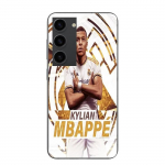Coque Maniacase pour Samsung Galaxy s23 Kylian Mbappe Real Madrid wallpaper celebration