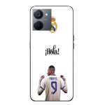 Coque Maniacase pour Realme V20 Kylian Mbappe Real Madrid 9 Hola
