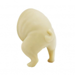 Pooping Dog Butt hambapasta Universaalne Lihtne paigaldada Naljakas hambapasta dosaatori kork Vannituba helekollane v&auml;rv